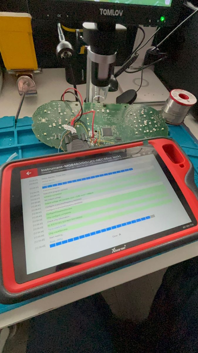 All keys lost job completed